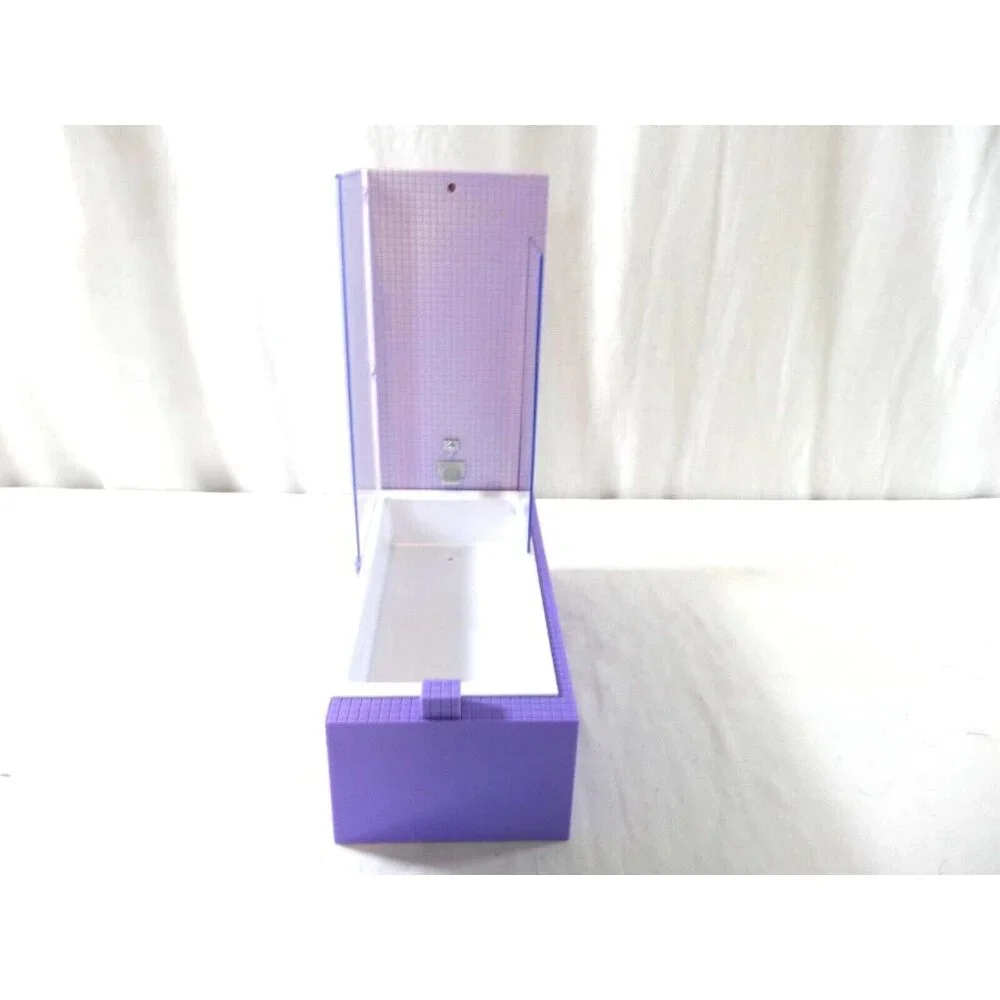 Rainbow High Doll House Purple Bathroom Tub with sides for 11-12